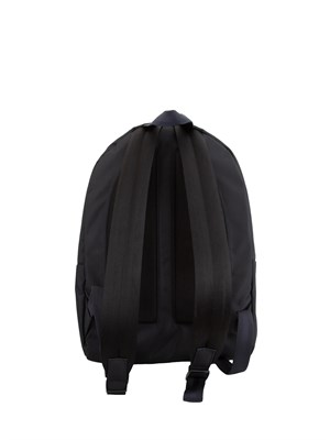 Zaino blu Boss uomo con tasca frontale e logo tono su tono in UOMO