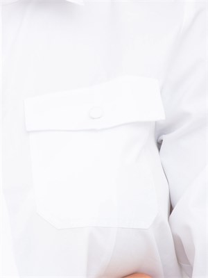 Camicia Marella in popeline di cotone bianco in DONNA