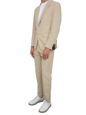 Abito Boss in tessuto elasticizzato beige in UOMO