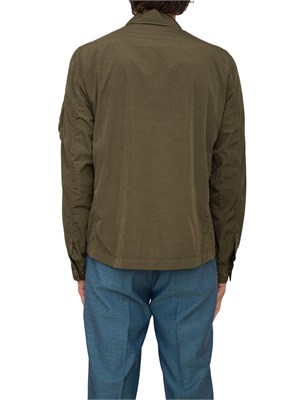 Giubbino camicia C.P. Company in nylon verde Limited Edition in UOMO