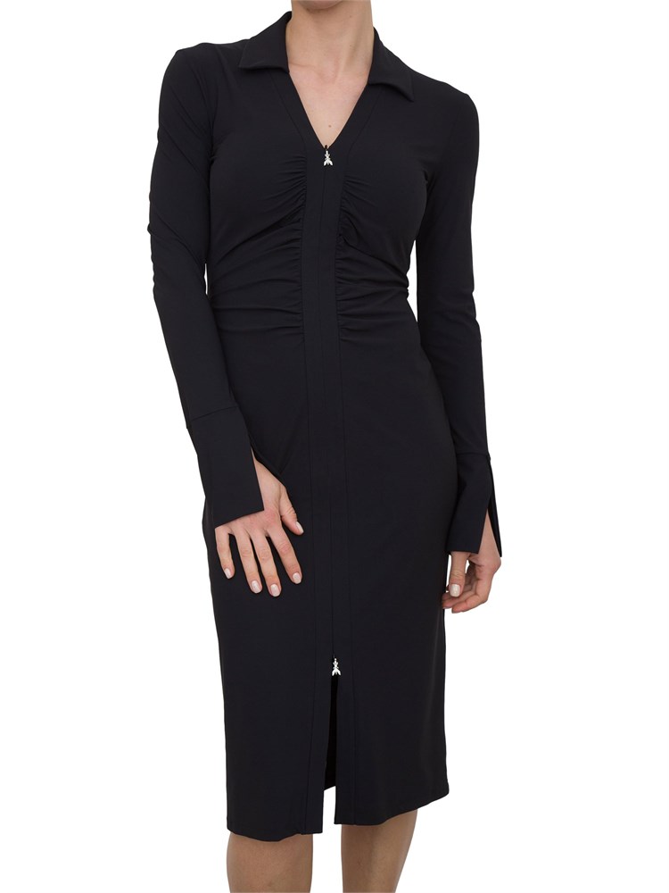 Abito midi nero Patrizia Pepe con zip