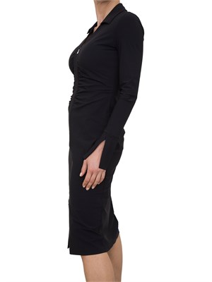 Abito midi nero Patrizia Pepe con zip in DONNA