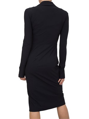 Abito midi nero Patrizia Pepe con zip in DONNA