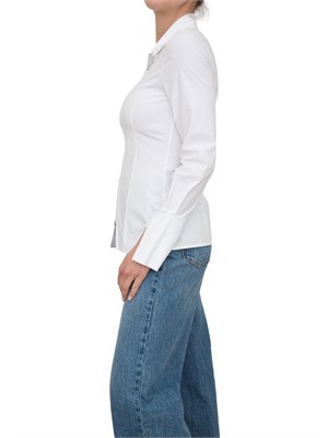 Camicia bianca manica lunga Patrizia Pepe con chiusura zip Fly in DONNA
