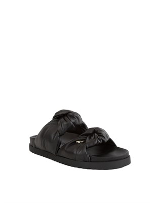 Slippers nere Patrizia Pepe con nodi in DONNA