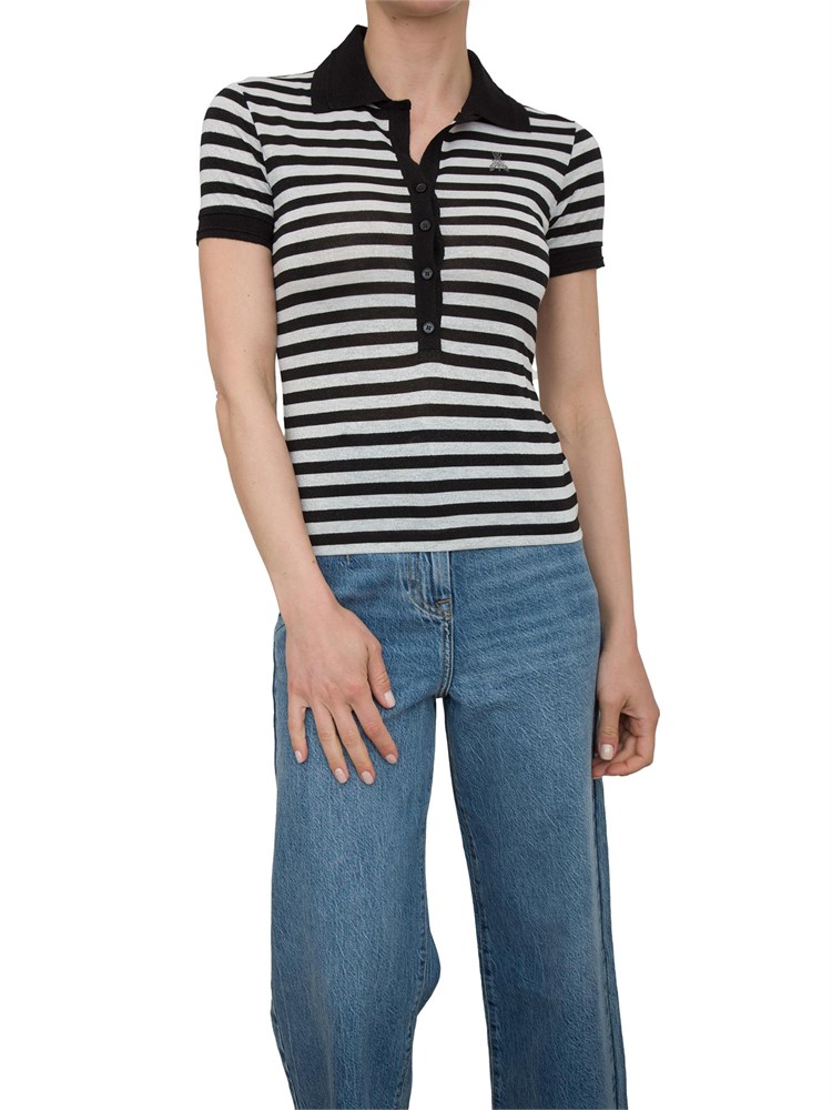T-shirt Patrizia Pepe a righe in misto viscosa