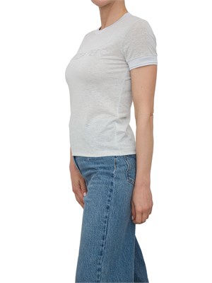 T-shirt Patrizia Pepe in maglia argento chiaro in DONNA