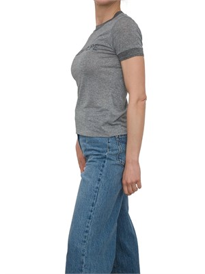 T-shirt Patrizia Pepe in maglia argento scuro in DONNA