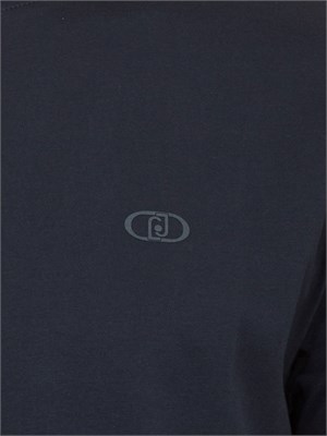 T-shirt Liu-jo blu con logo in UOMO