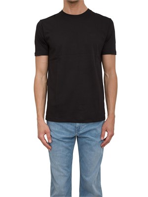 T-shirt girocollo Liu-jo nero con logo in UOMO