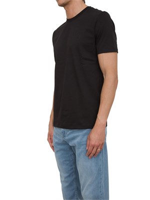 T-shirt girocollo Liu-jo nero con logo in UOMO
