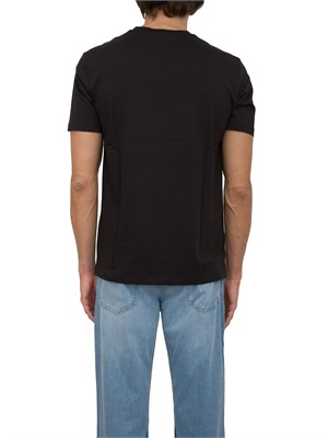 T-shirt girocollo Liu-jo nero con logo in UOMO