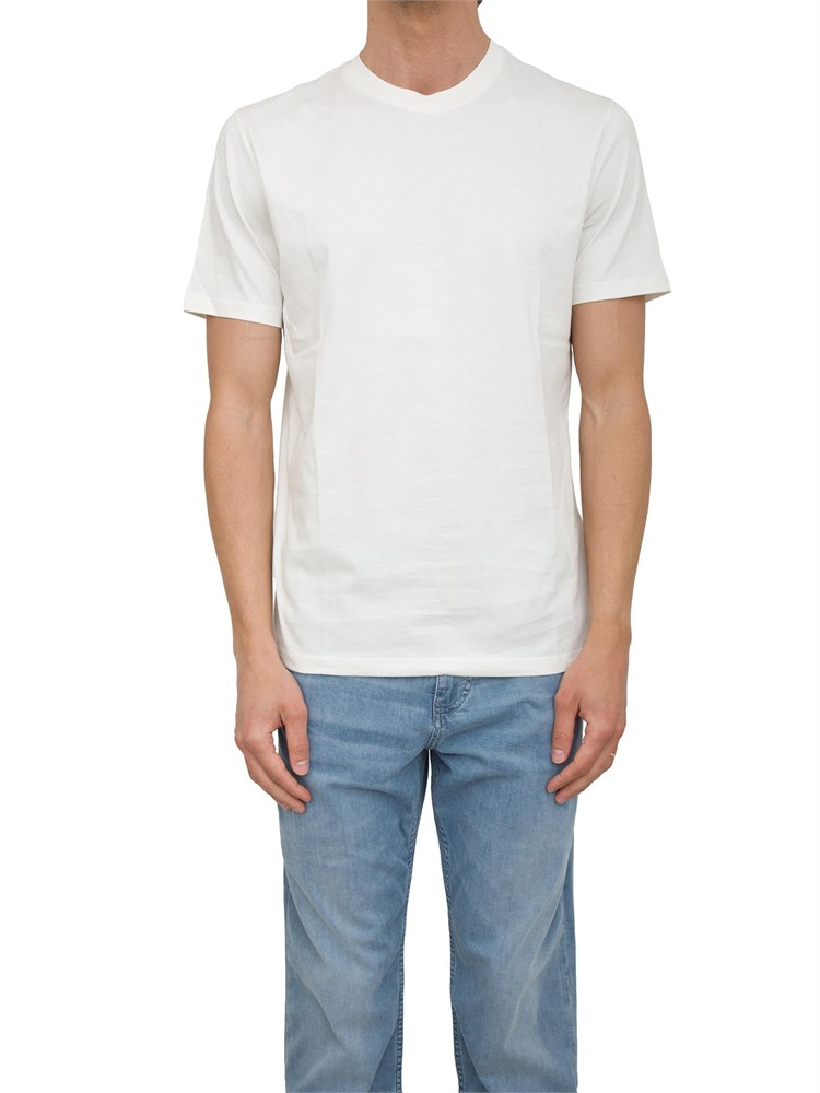T-shirt girocollo Liu-jo avorio con logo