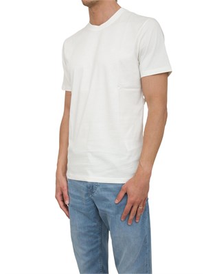 T-shirt girocollo Liu-jo avorio con logo in UOMO
