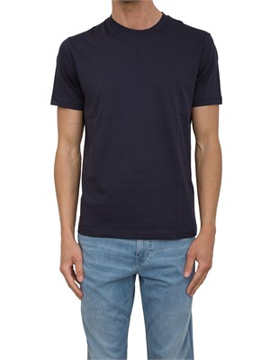 T-shirt girocollo Liu-jo blu con logo in UOMO