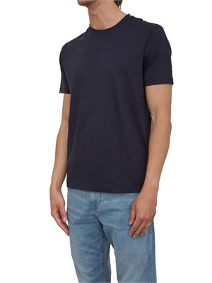 T-shirt girocollo Liu-jo blu con logo in UOMO