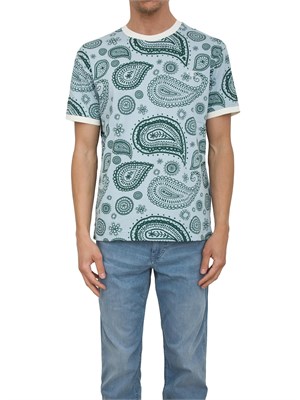 T-shirt girocollo Liu-jo fantasia con dettagli a contrasto in UOMO