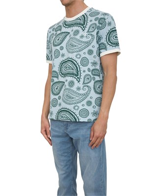 T-shirt girocollo Liu-jo fantasia con dettagli a contrasto in UOMO
