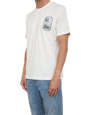 T-shirt Liu-jo avorio con grafica stampata in UOMO