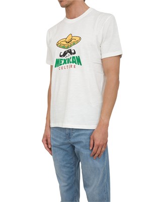 T-shirt Liu-jo bianco con grafica stmapata in UOMO