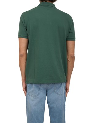 Polo Liu-jo verde in piquet con logo in UOMO