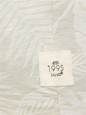 T-shirt girocollo Liu-jo fantasia all-over in UOMO