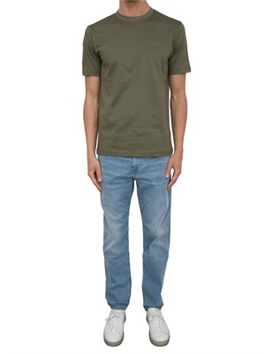 T-shirt Liu-jo verde con logo in UOMO