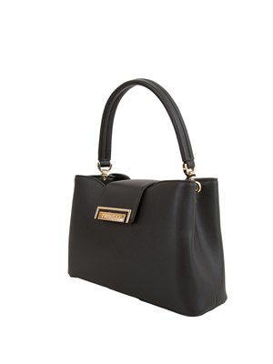 Borsa a spalla nera Twinset ecopelle liscia in DONNA