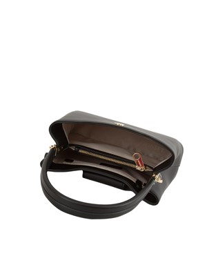 Borsa a spalla nera Twinset ecopelle liscia in DONNA