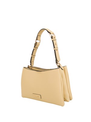 Borsa a spalla gialla Twinset ecopelle martellata in DONNA