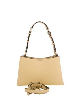 Borsa a spalla gialla Twinset ecopelle martellata in DONNA