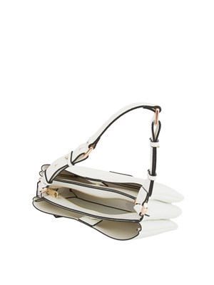 Borsa a spalla celeste Twinset ecopelle martellata in DONNA