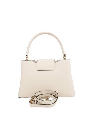 Borsa a spalla avorio Twinset ecopelle liscia in DONNA