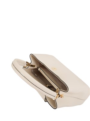 Borsa a spalla avorio Twinset ecopelle liscia in DONNA