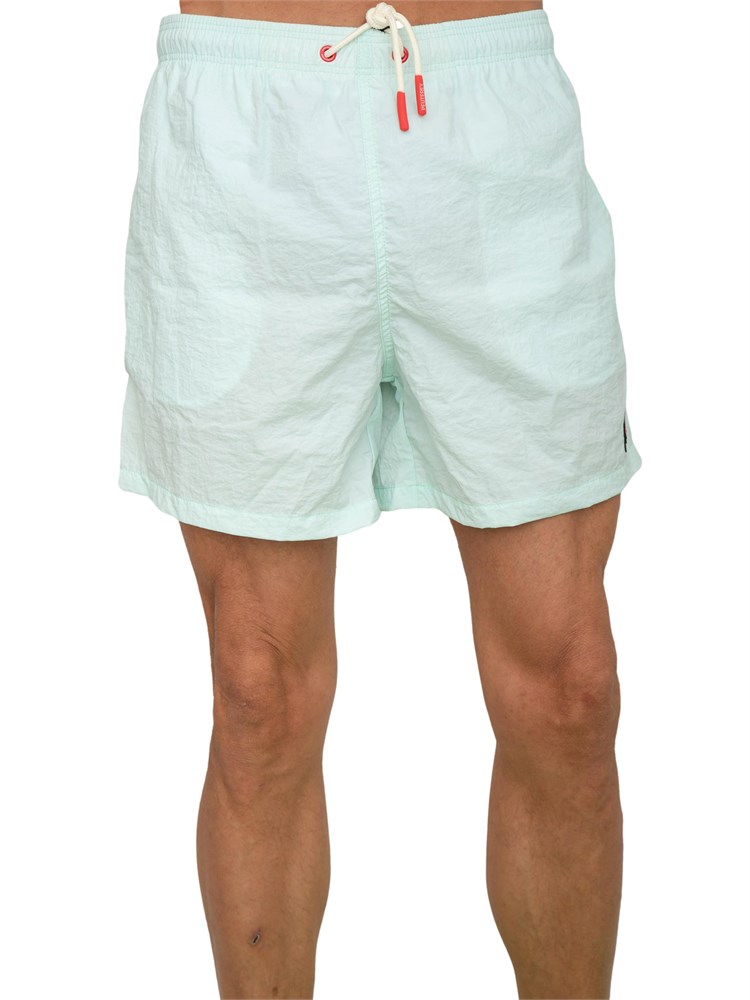 Costume uomo a pantaloncino Peuterey in nylon acquamarina