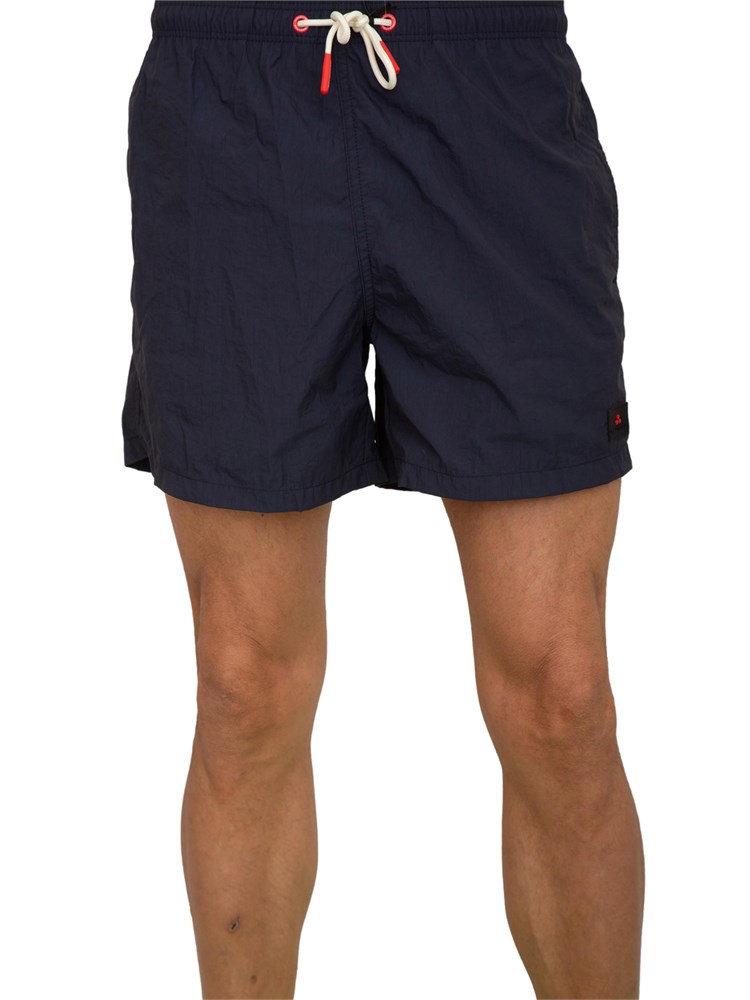 Costume uomo a pantaloncino Peuterey in nylon blu