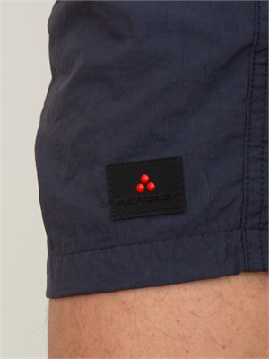 Costume uomo a pantaloncino Peuterey in nylon blu in UOMO