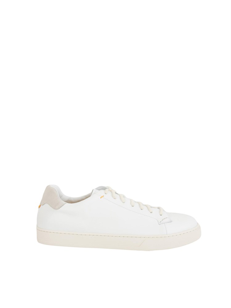 Sneaker uomo Doucal's in pelle bianca
