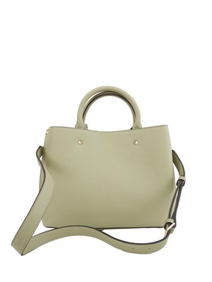 Borsa a mano Guess Jeans in ecopelle verde effetto martellato in DONNA