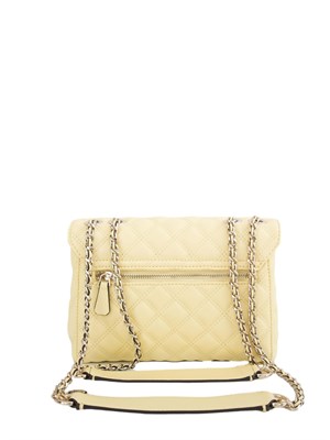 Borsa a tracolla Guess Jeans in similpelle trapuntata gialla in DONNA