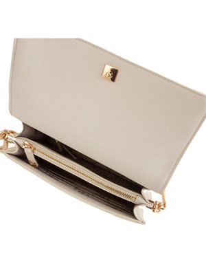 Borsa donna Liu Jo in pelle ecologica avorio con cuciture e piccola pochette in DONNA