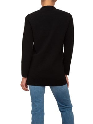Cardigan giacca Nenette in maglia nera in DONNA