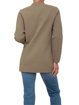 Cardigan giacca Nenette in maglia verde salvia in DONNA