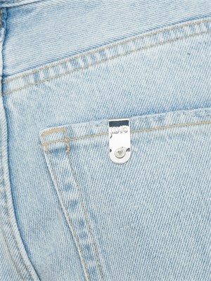 Jeans destroyed Liu Jo donna con lavaggio chiaro effetto used e risvolto in DONNA