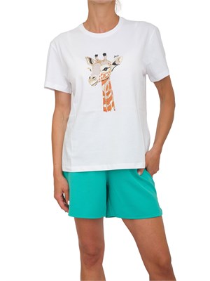 T-shirt bianca Liu Jo donna con 