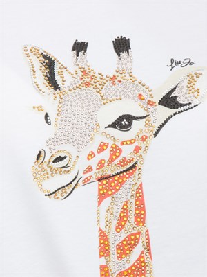 T-shirt bianca Liu Jo donna con 