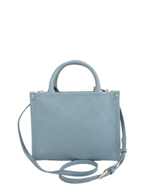 Borsa donna Liu Jo in ecopelle blu denim con charm e tracolla in DONNA