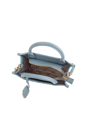 Borsa donna Liu Jo in ecopelle blu denim con charm e tracolla in DONNA