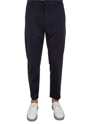 Pantalone Siviglia blu in misto cotone in UOMO