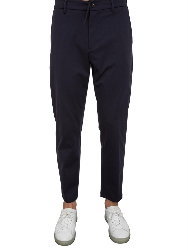Pantalone Siviglia blu in misto cotone
